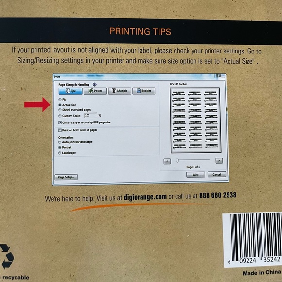 White Adhesive Labels 2 packages bundle - Picture 5 of 9